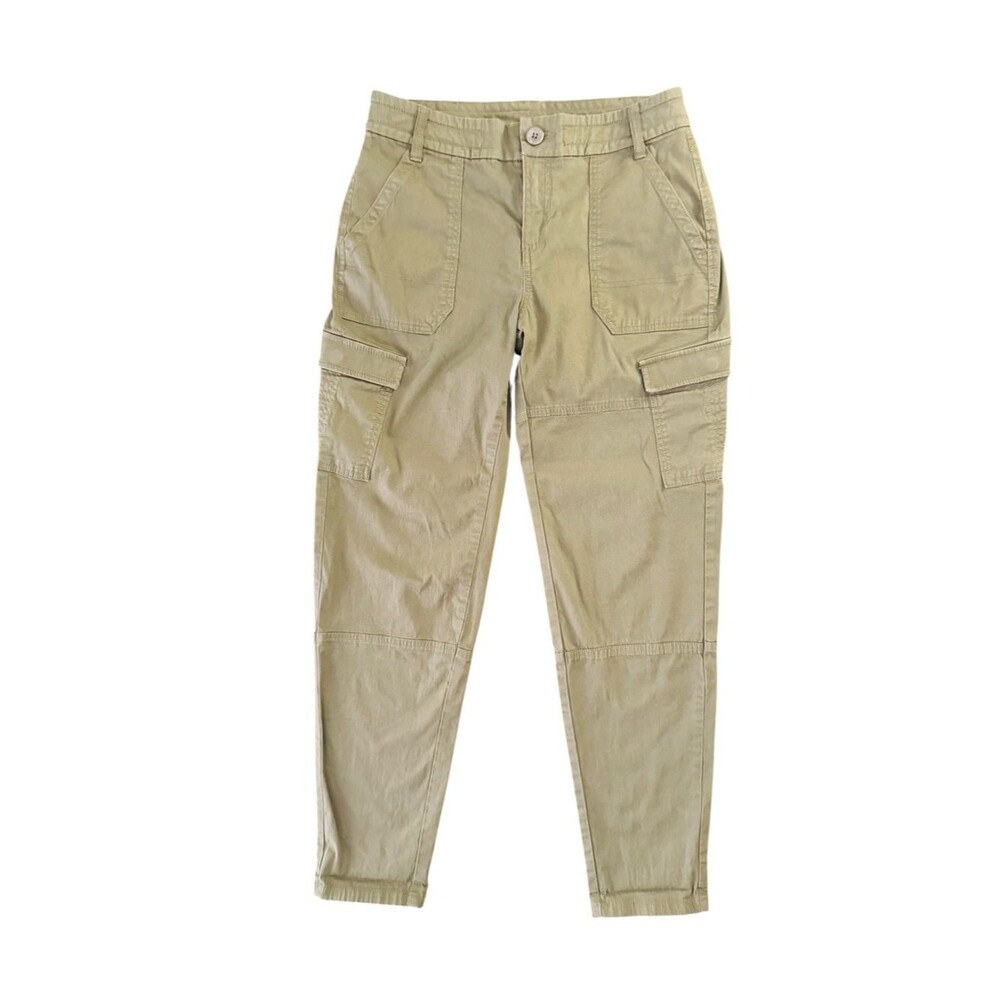 prAna Cargo Jogger Pants Olive Green Utility Hiking Outdoor Women’s 6